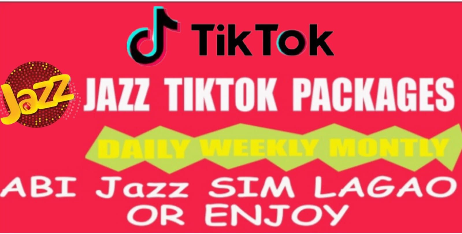 Jazz- TikTok- Packages – Daily, Weekly-, Monthly Code- 2024