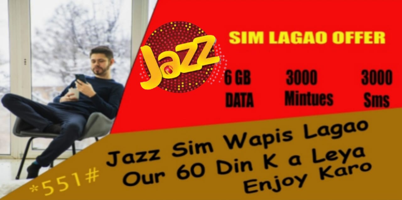 Jazz- SIM- Lagao Offer- 2024 – Free Internet,- Minutes- & Check- Code