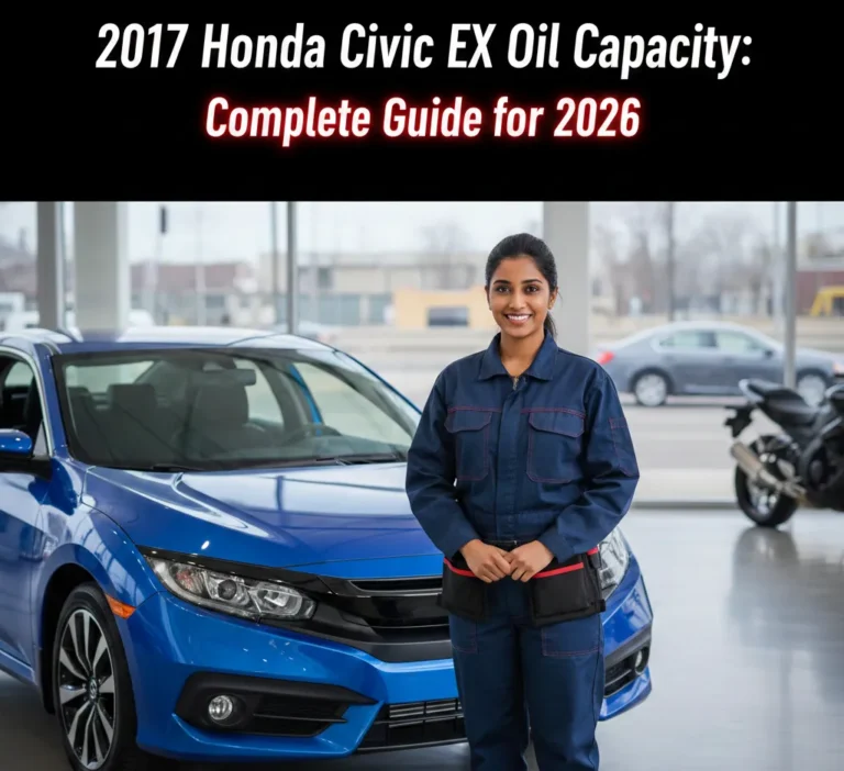 2017 Honda Civic EX Oil Capacity