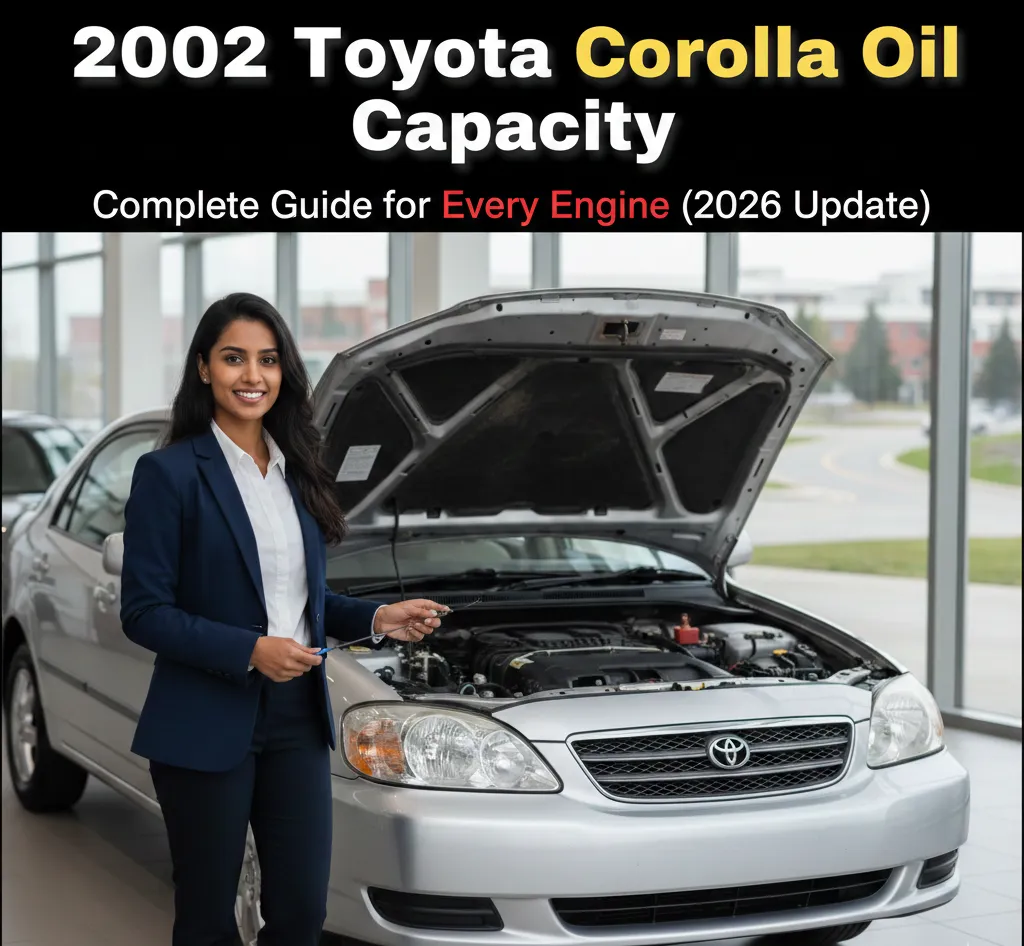 2002 Toyota Corolla Oil Capacity