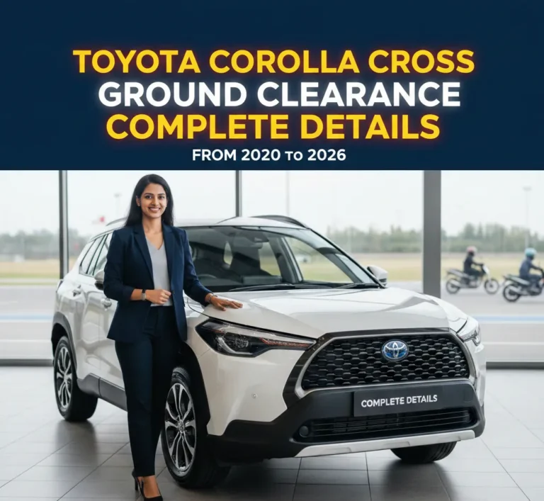 Toyota Corolla Cross Ground Clearance
