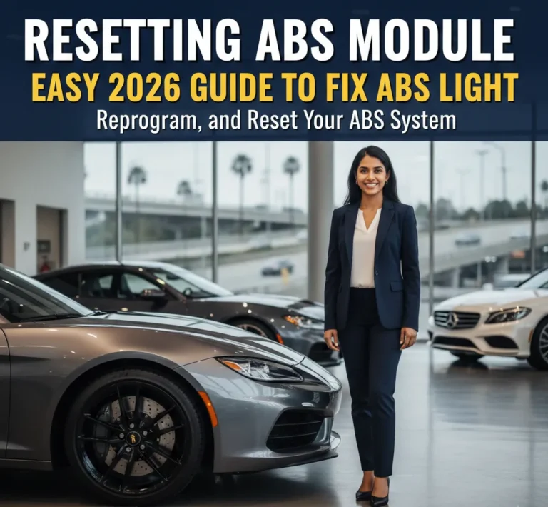 Resetting ABS Module