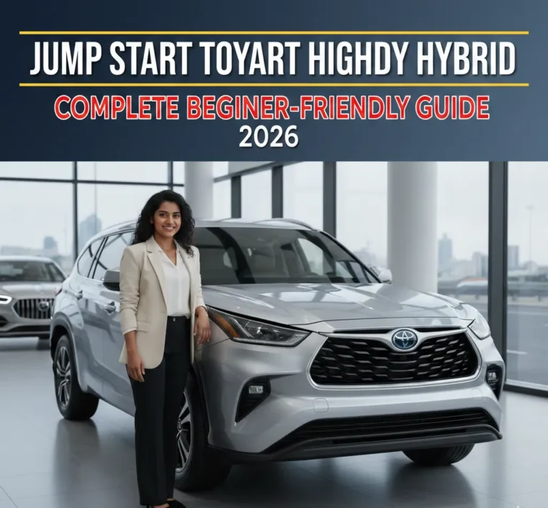 Jump Start Toyota Highlander Hybrid