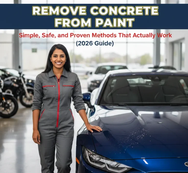 Remove Concrete from Paint