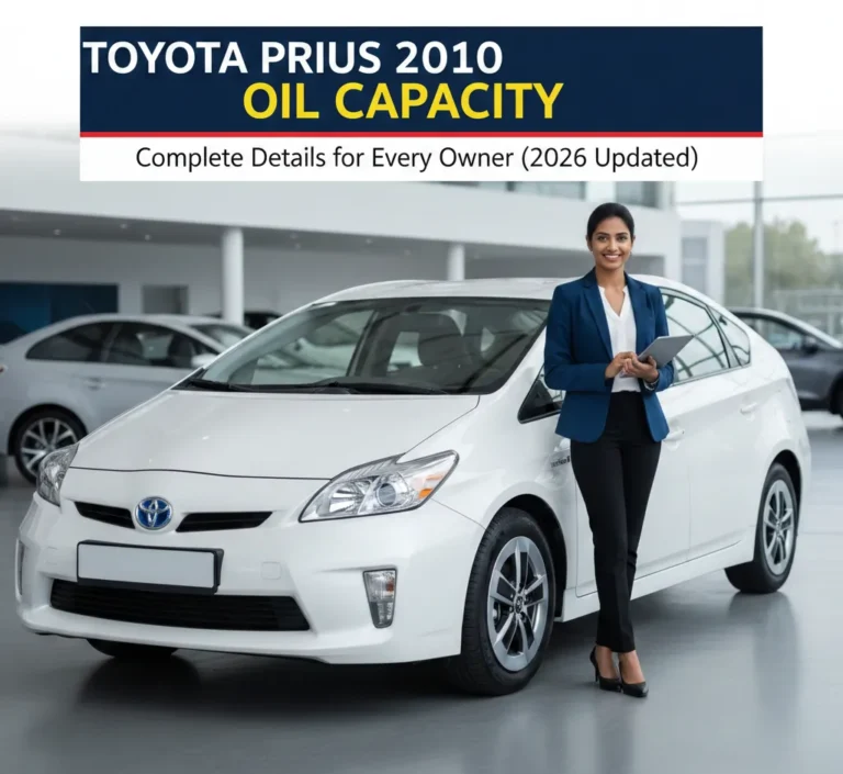 Toyota Prius 2010 Oil Capacity