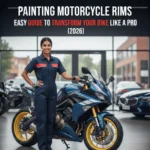 Painting Motorcycle Rims